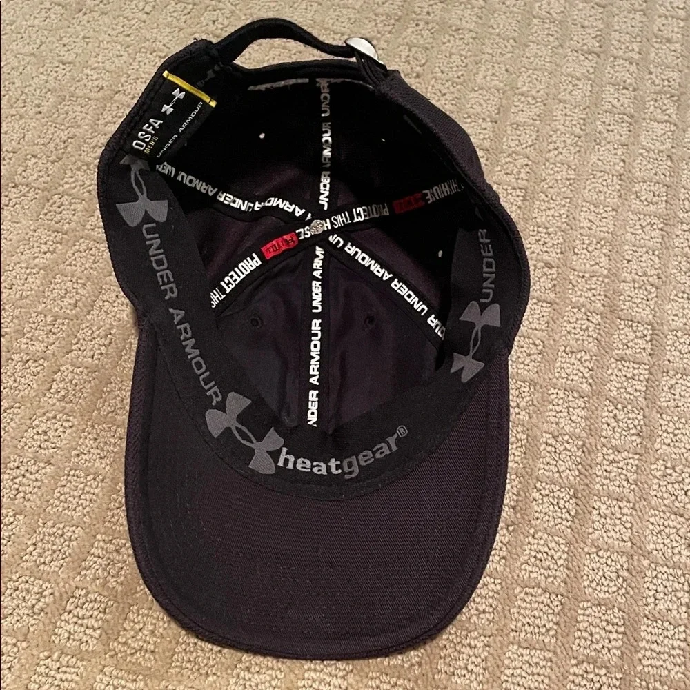 Under Armour Black Cap with White Logo